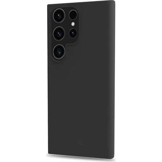 Cromo Soft Gummi Cover til Galaxy S25 Ultra, Sort