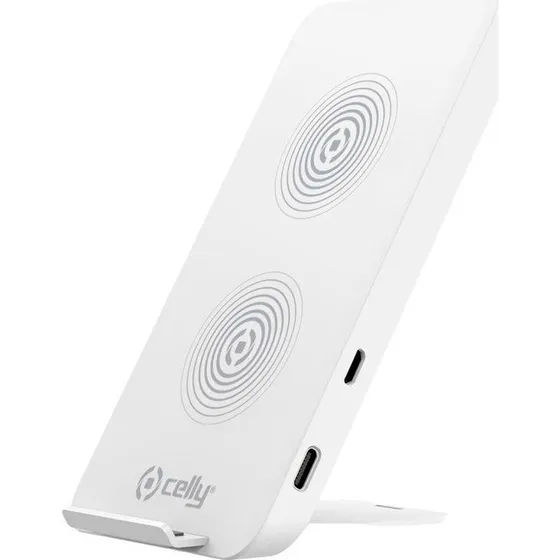 Celly Trådløs Opladningsstand 10W, Hvid