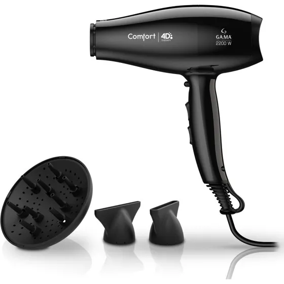 Ga.Ma Comfort 4D Therapy 2200W, Sort
