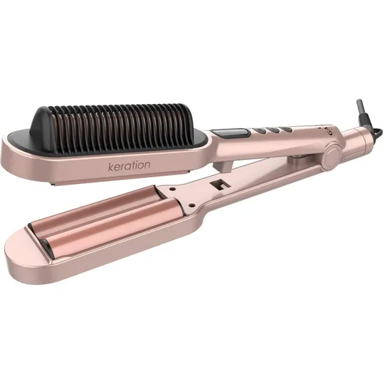 Ga.Ma Keration Waver & Brush Styler GI1901, Guld, 5 Varmetilstande