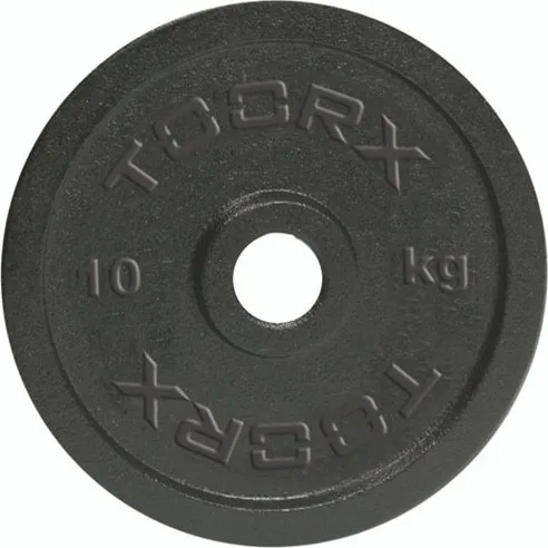 Toorx Vægtskive 20 kg, Sort Støbejern, Ø25 mm