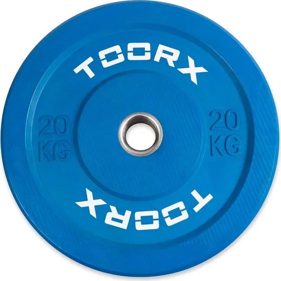 Toorx Challenge Bumperplate 20 kg, blå