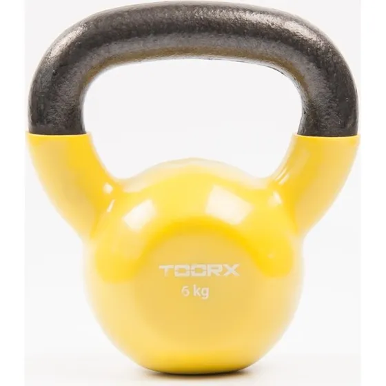 Toorx Vinyl Kettlebell 6 kg - Rød