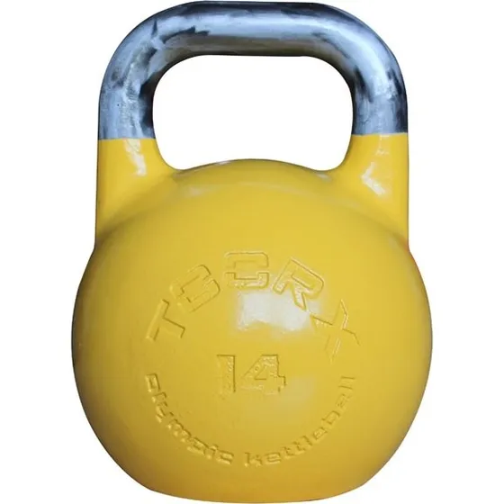 Toorx Olympisk Kettlebell 14 kg – Lyse gul