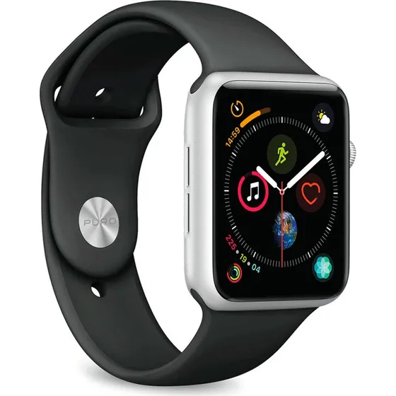 Puro ICON Rem til Apple Watch (42-44mm) Sort
