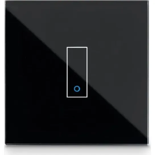 Iotty Smart Switch Enkeltknap, Sort