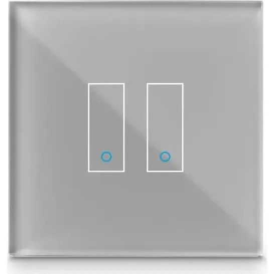 Iotty Smart Switch Dobbelttryk, Grå