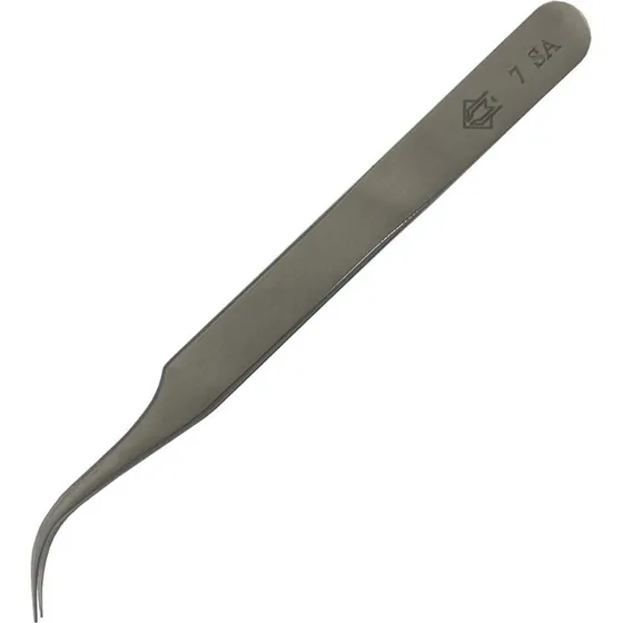 Piergiacomi PG-7SA Buet Pincet 120 mm med fine buede spidser