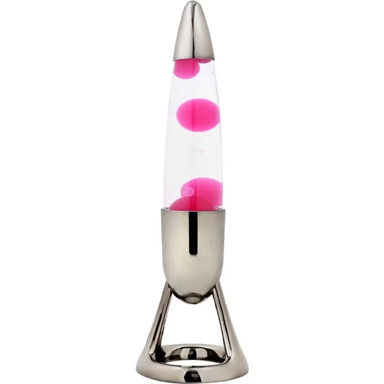 iTotal Missile LED Lavalampe, Pink, 10,7 cm x 36,5 cm