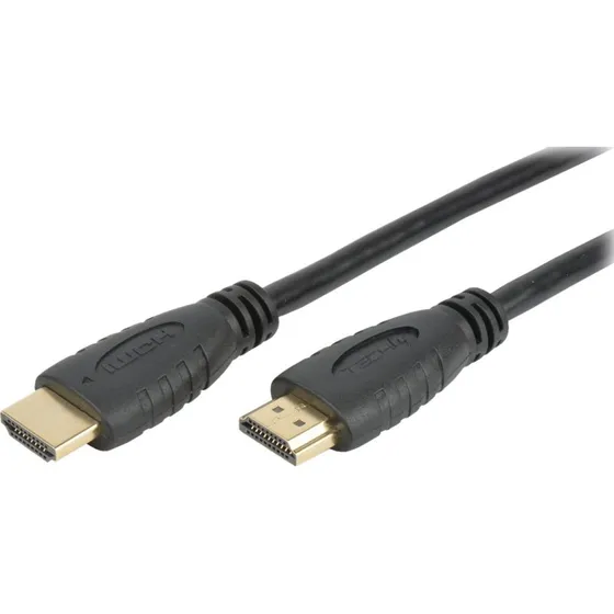 TECHly HDMI-kabel med Ethernet 6m Sort