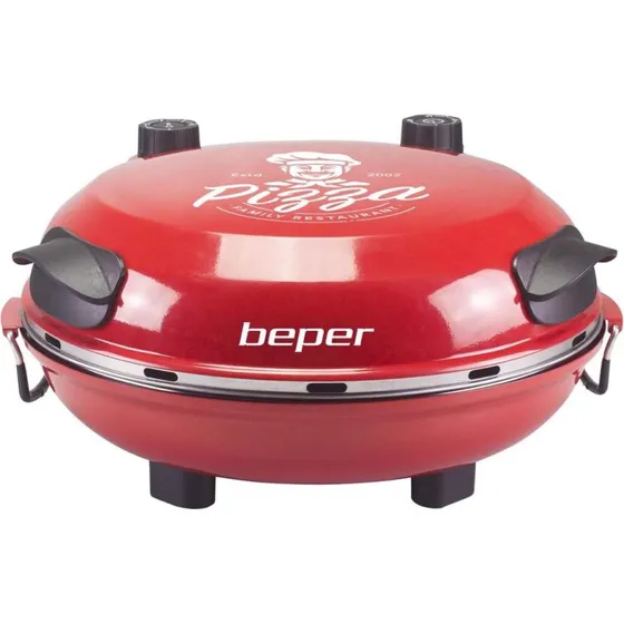 Beper Elektrisk Pizzaovn 1200W – Hurtig, kompakt og perfekt til hjemmelavet pizza