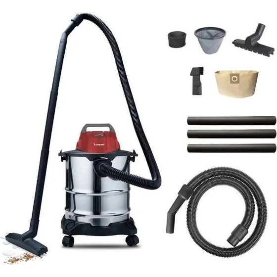 Beper P202ASP300 1000W Våd- og Tørstøvsuger, 20L, 5m Kabel