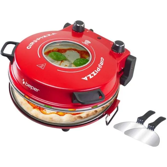 Beper P101CUD301 Elektrisk Fonduesæt, Rød, 1200W