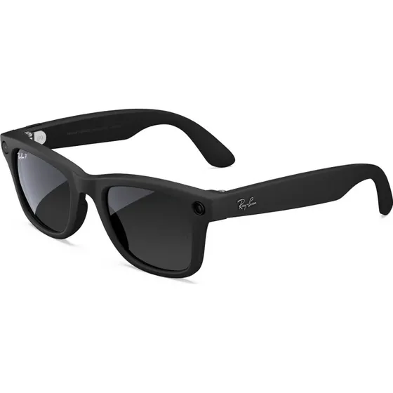 Ray-Ban Meta Wayfarer Smartbriller, Sort/Grå, RW4008