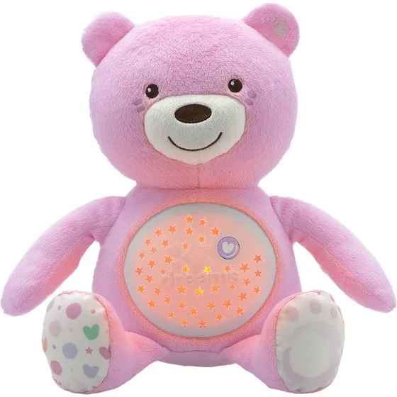 Chicco Baby Bear First Dreams-projektor, Rosa, 0m+