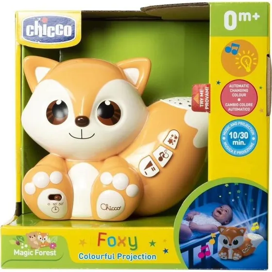 Chicco Foxy Farverig Projektor med 3 Melodier