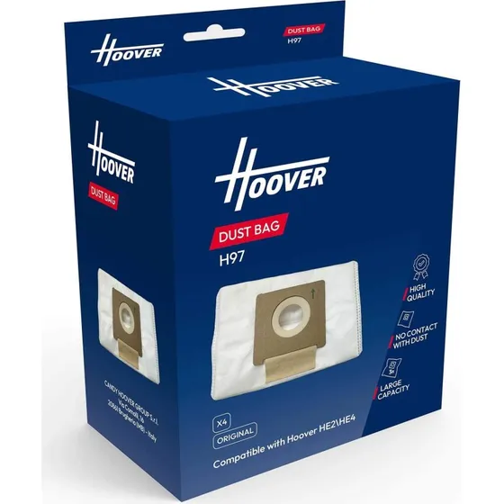 Hoover H97 Støvsugerposer til HE2/HE4, 4-pak