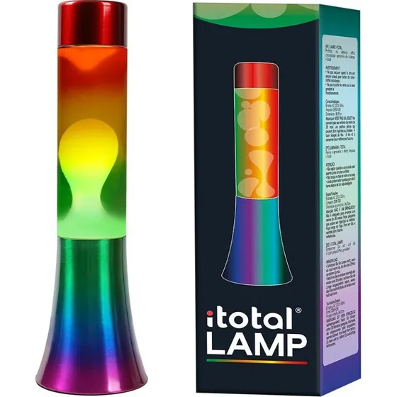iTotal Lavalampe Rainbow 30 cm
