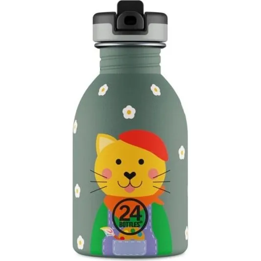 24Bottles Urban Drikkeflaske 250ml Smart Cat
