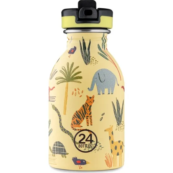 24 Bottles Kids Collection Urban Bottle 250 ml Jungle Friends