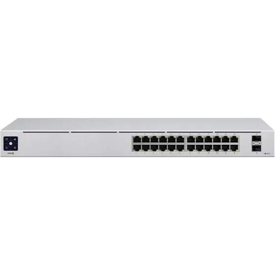 Ubiquiti UniFi USW-24 24-port Managed L2 Switch, sølv