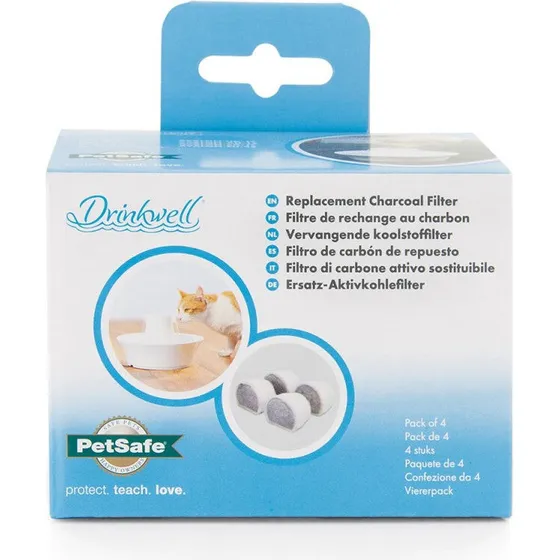 PetSafe Drinkwell udskiftningskulfilter 4-pak, grå