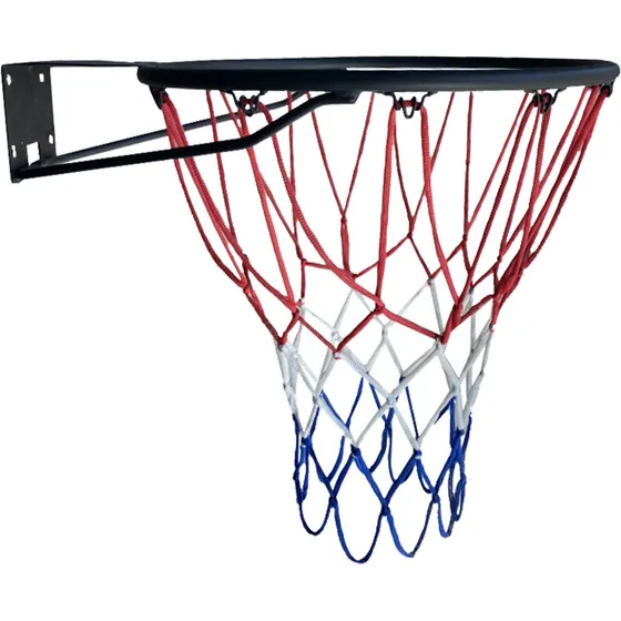 Prosport basketballkurv 46 cm med nylonnet og skruer