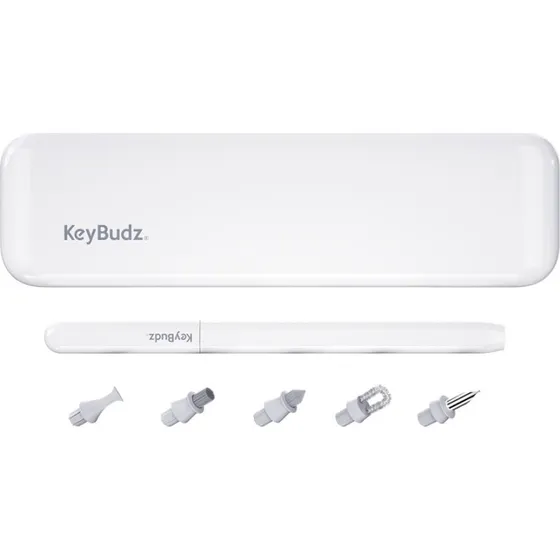 KeyBudz AirCare 2.0 Premium Rensesæt til AirPods og Apple-enheder – Hvid