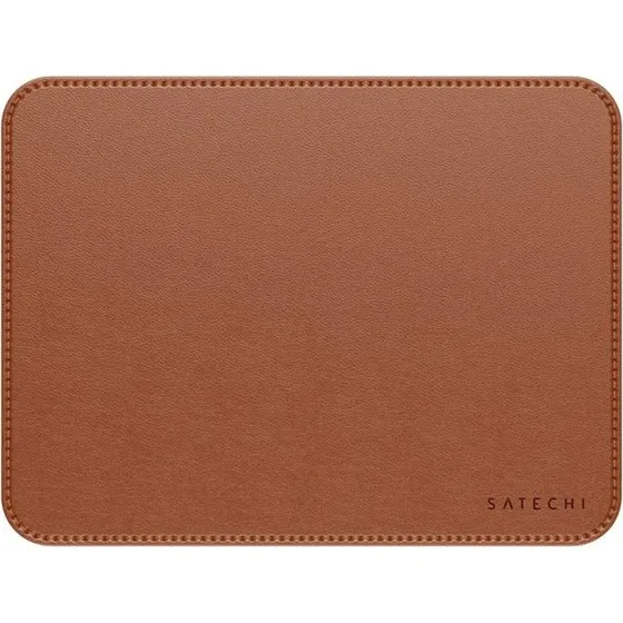 Satechi Vegan-Leather Mousepad - Brun, 25x19cm