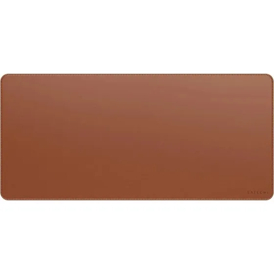 Satechi Vegan-Leather Desk Mat, Brun, 68x31cm