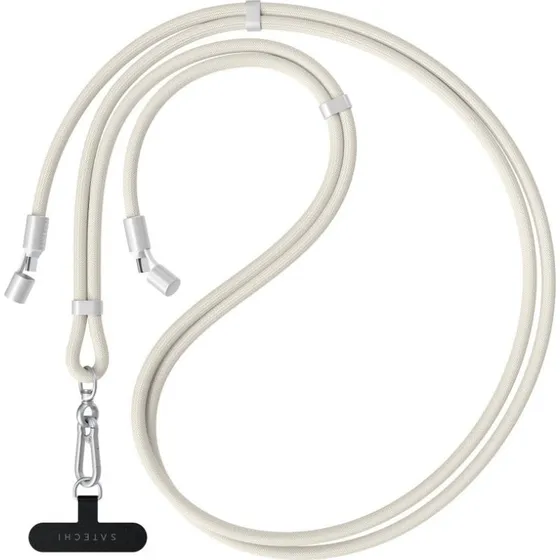 Satechi OntheGo Skulderrem med USB-C-kabel, Sand, 1,5 m