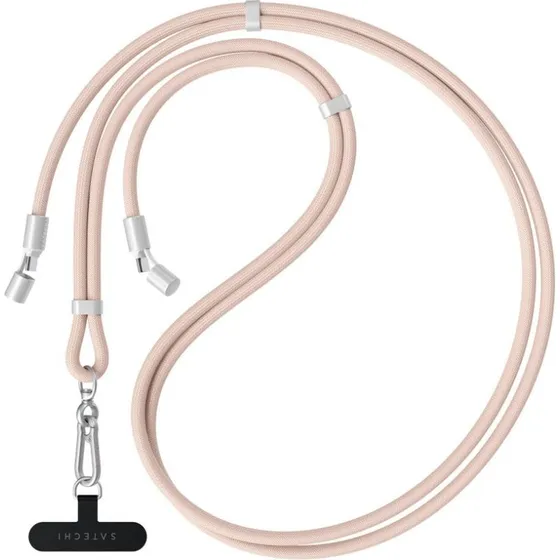 Satechi OntheGo Skulderrem med USB-C-kabel, Desert Rose