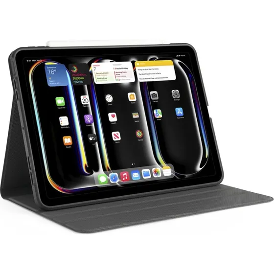 Pipetto Rotating Folio Case til iPad Pro 11" (2024) – Sort