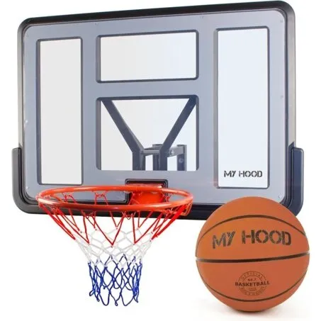 My Hood Basketkurv Pro på plade inkl. bold
