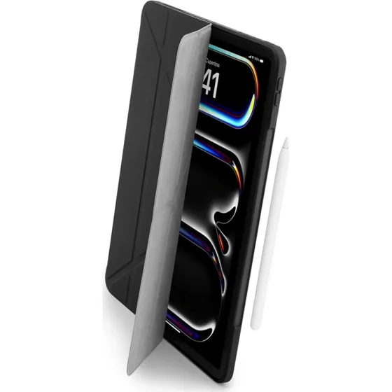 Pipetto Origami No4 Folio Case til iPad Pro 13" (2024) - Sort