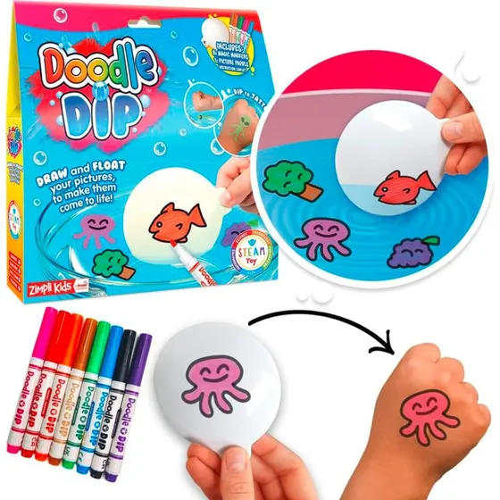 Simba Doodle 'N' Dip - Tegn & Dyp i Vand, 8 Farver