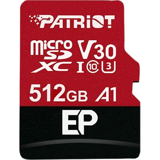 Patriot EP 512 GB MicroSDXC U3 V30 A1