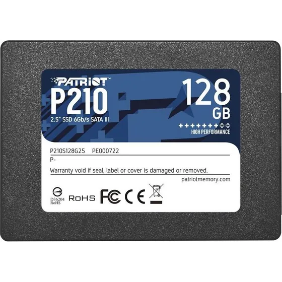 Patriot P210 2,5" SSD 128 GB SATA III
