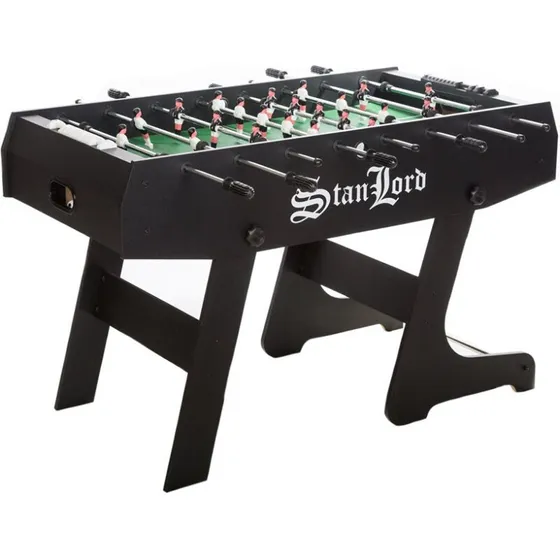 Stanlord Pisa Foldbart Bordfodbold, sort 126x63x76 cm
