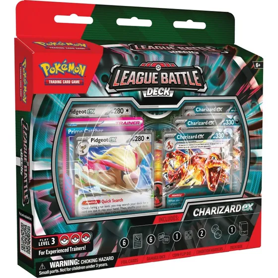 Pokemon Charizard Ex Kampsæt – 60 kort – 6+ år