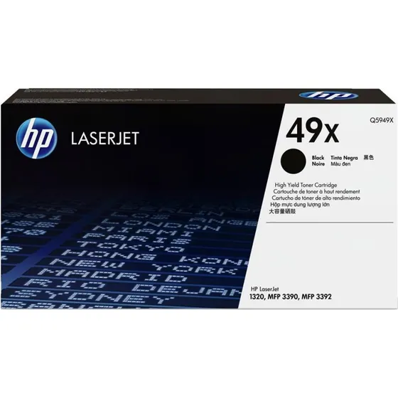 HP 49X Q5949X Sort Tonerpatron (6000 sider)