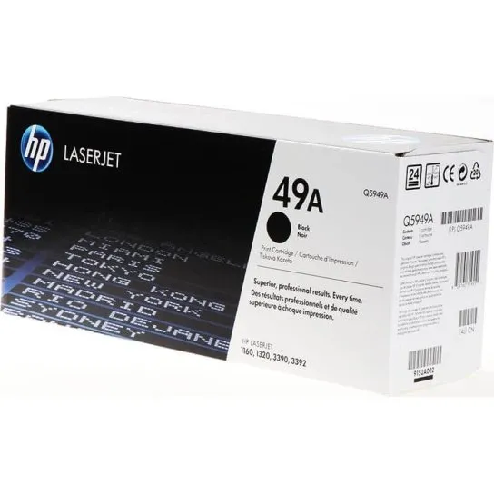 HP 49A Q5949A Sort Toner, 2500 sider