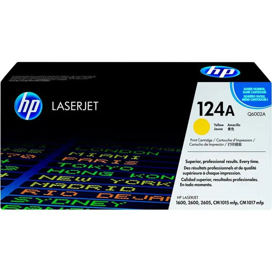 HP 124A Q6002A Gul Toner (2000 sider)