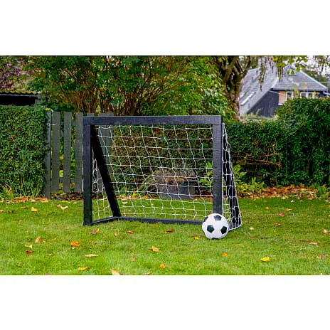 Homegoal Pro Micro fodboldmål, sortmalet fyrretræ 125×100 cm