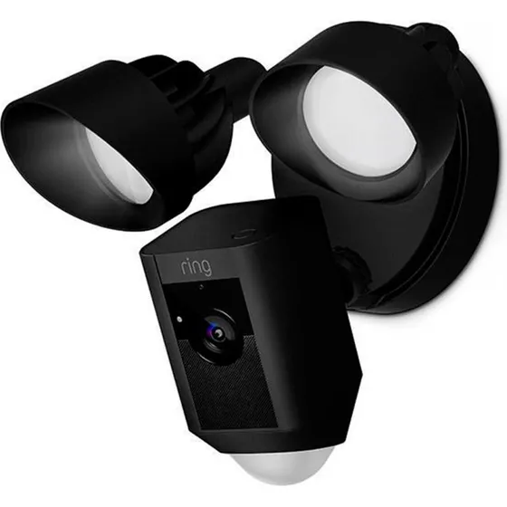 Ring Floodlight Cam Wired Plus - Sort
