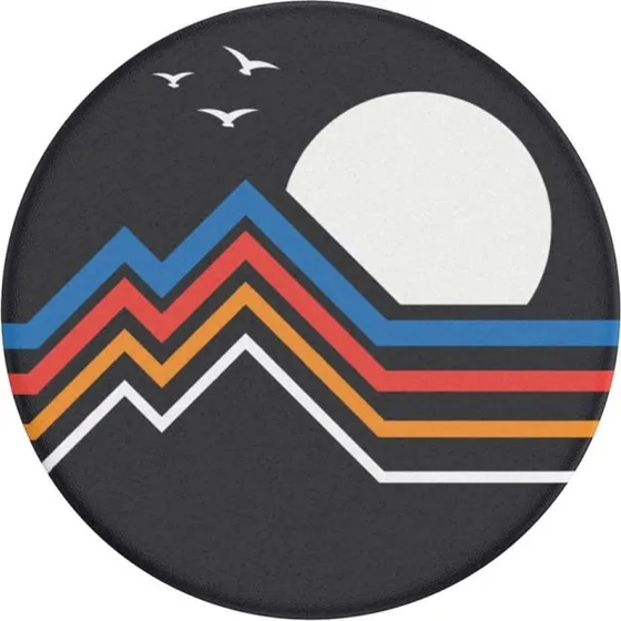 PopSockets PopGrip Moon Horizon – Aftageligt Greb & Stander