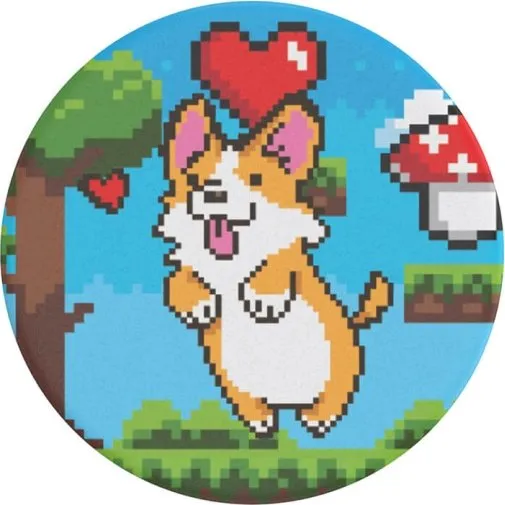PopSockets PopGrip Corgibit – Udskiftelig Top