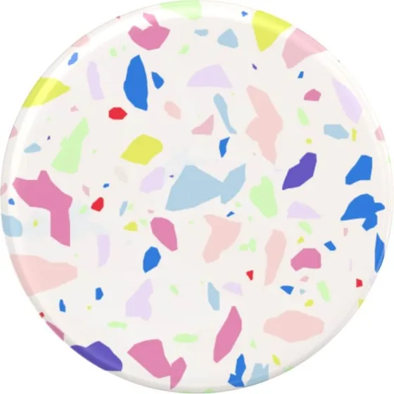 PopSockets PopGrip Original Terrazzo Party - Aftageligt Greb & Stand