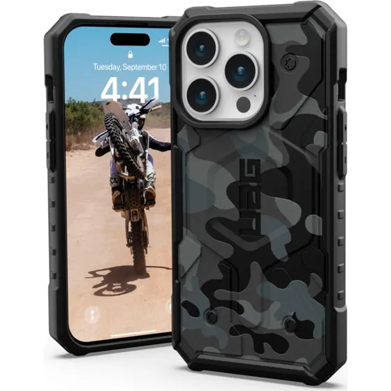UAG Pathfinder SE MagSafe Midnight Camo – iPhone 15 Pro