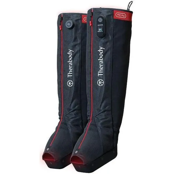 Therabody JetBoots Pro Plus M – Trådløse kompressionsstøvler med vibration og infrarød lyse